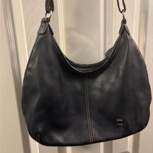 The Sak Elegant Black Leather Hobo Bag